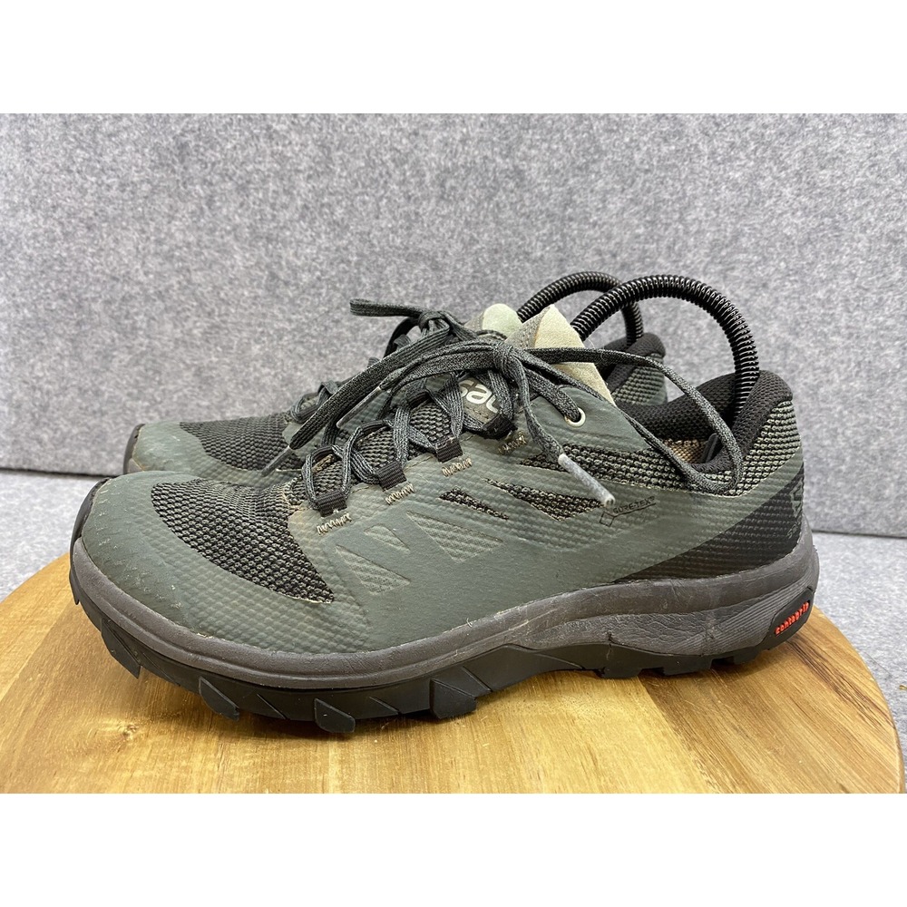 Salomon‎ Outline Low Gore-Tex Hiking Shoes Muted Green Men's US 7.5